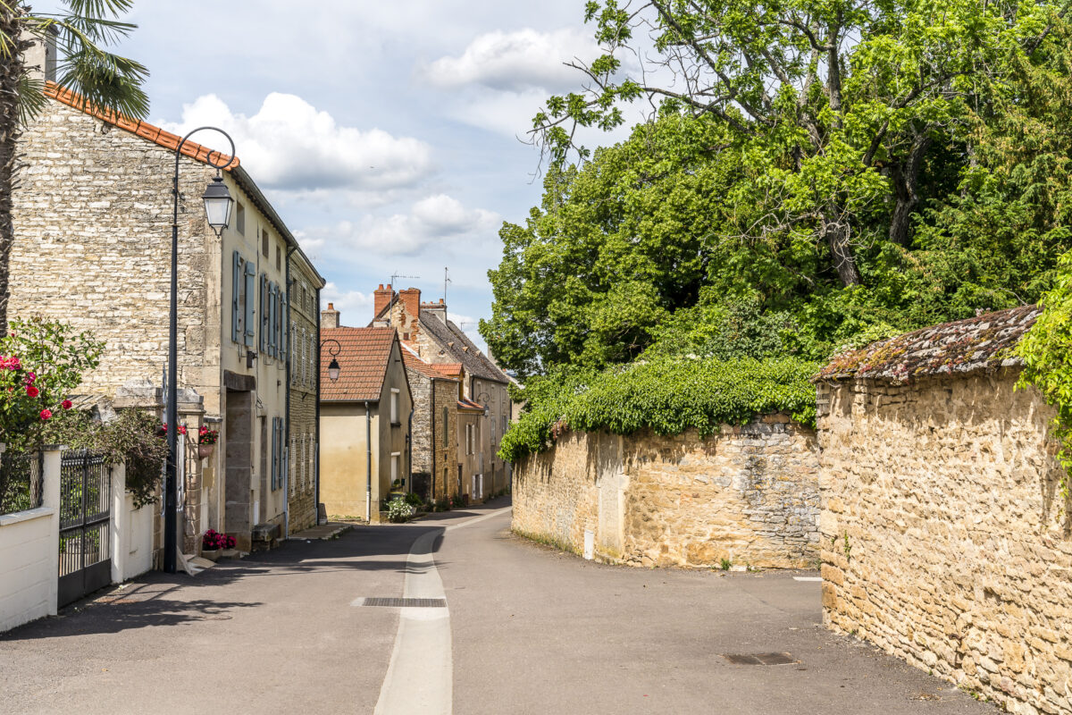 schöne Dörfer Burgund