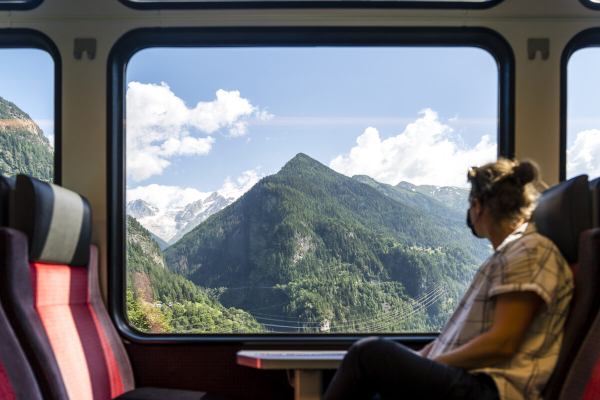 Aussicht MontBlanc Express