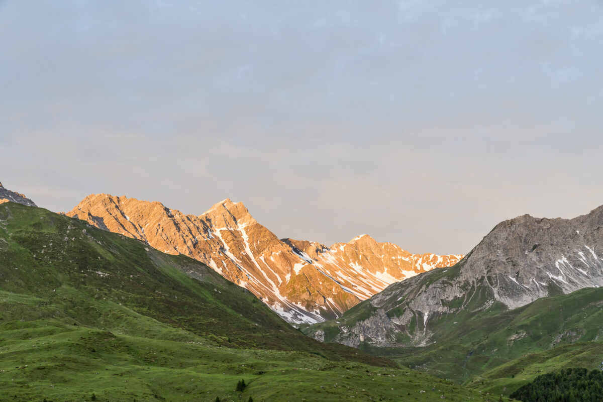 Arosa Kulm Sonnenuntergang