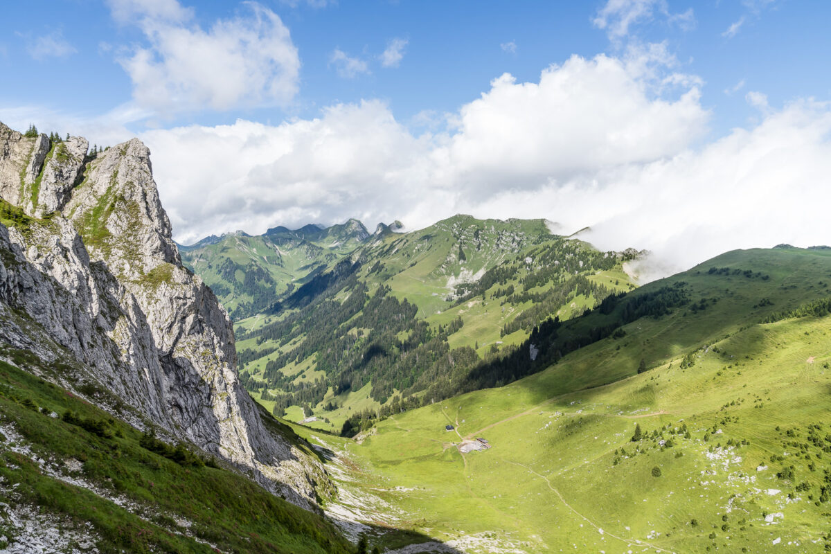 Aussicht vom Stockhornaufstieg