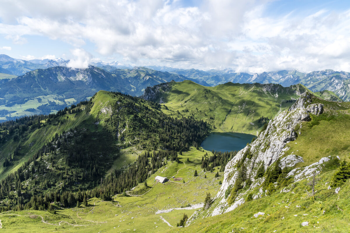 Stockhorn Bergseepanorama