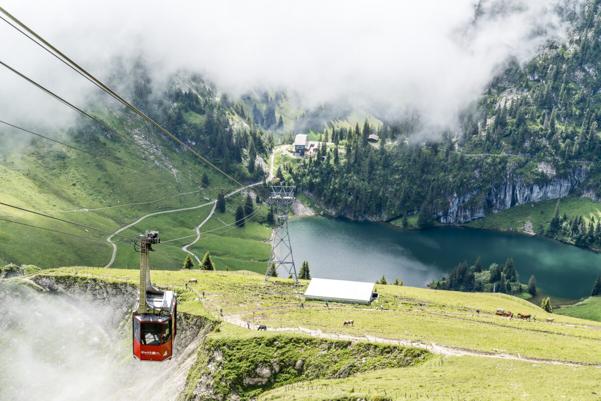 Talfahrt Stockhornbahn