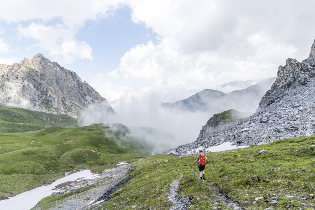 Wanderung durch die Combe de l'Â