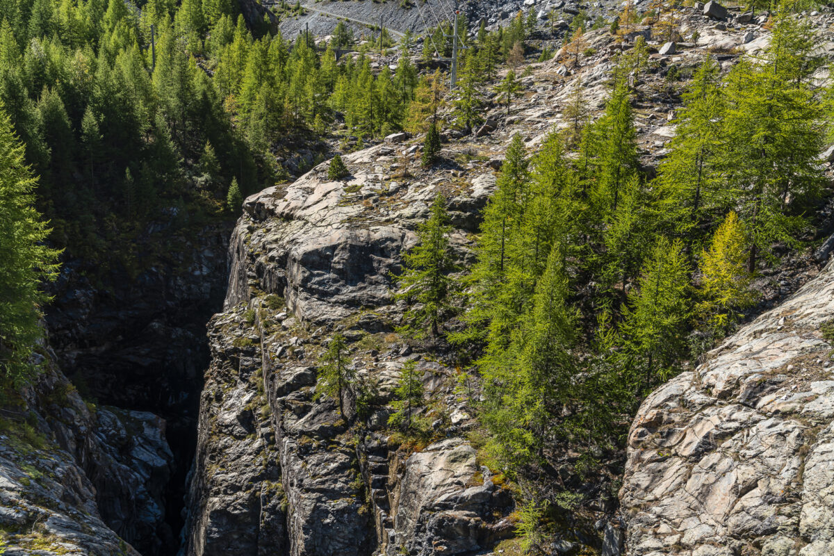 Gornerenschlucht Tiefblick