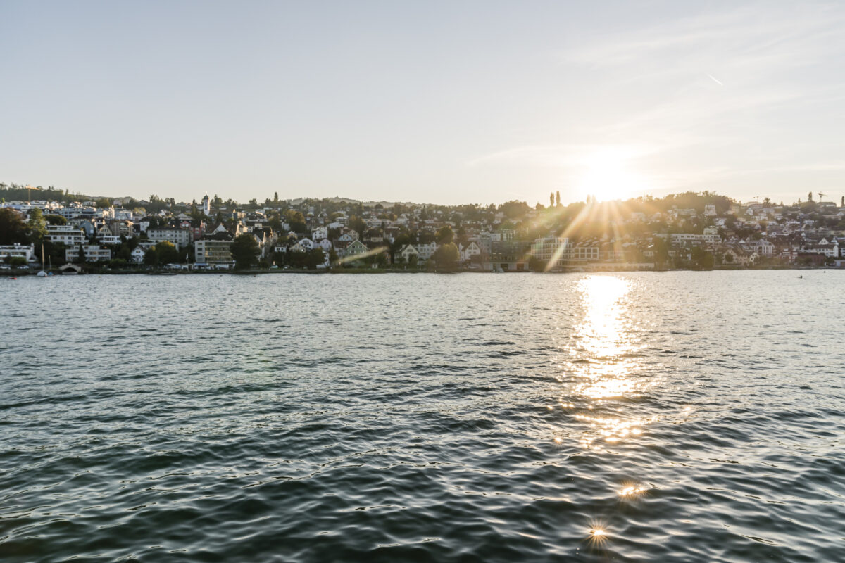 Sonnenuntergang Zürichsee