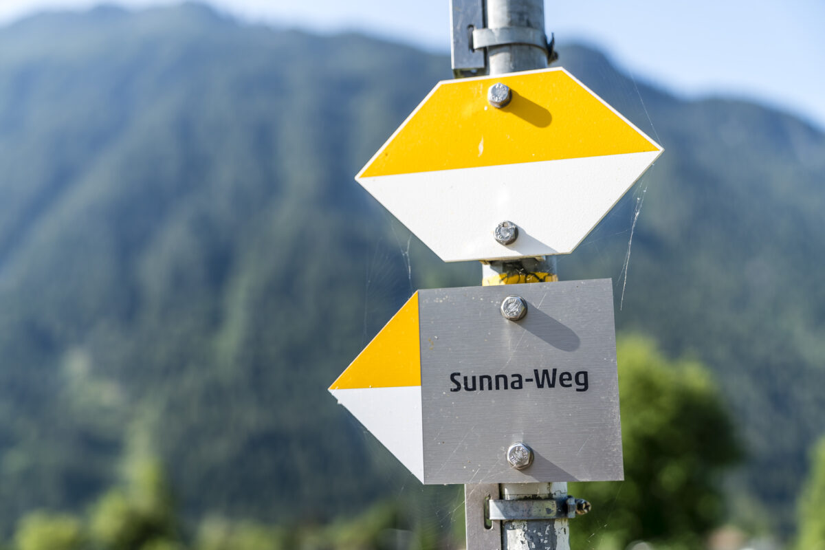 Sunna-Weg Wegweiser