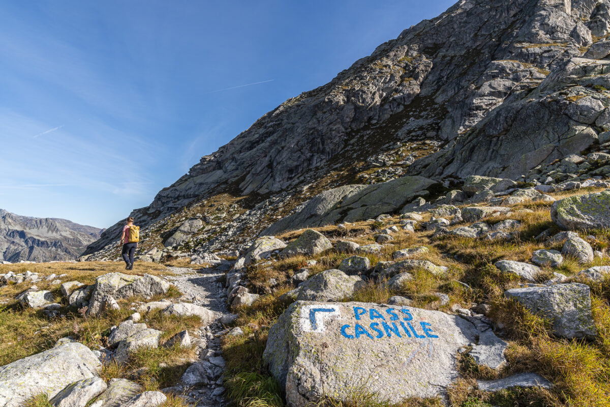 Aufstieg Pass da Casnil Sud