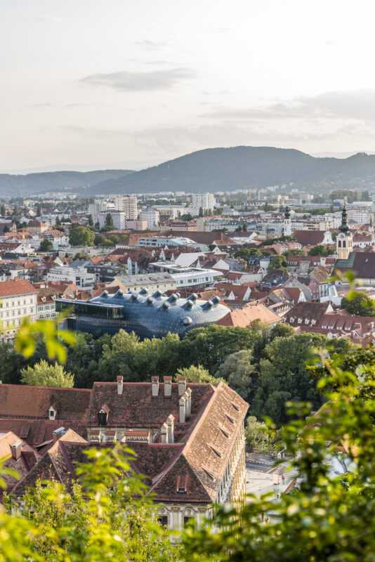 Graz Schlossberg Aussicht