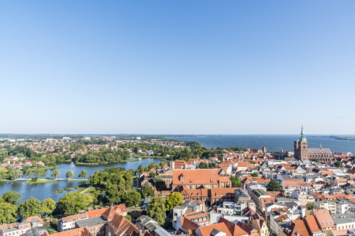 Stralsund Aussicht Marienkirche