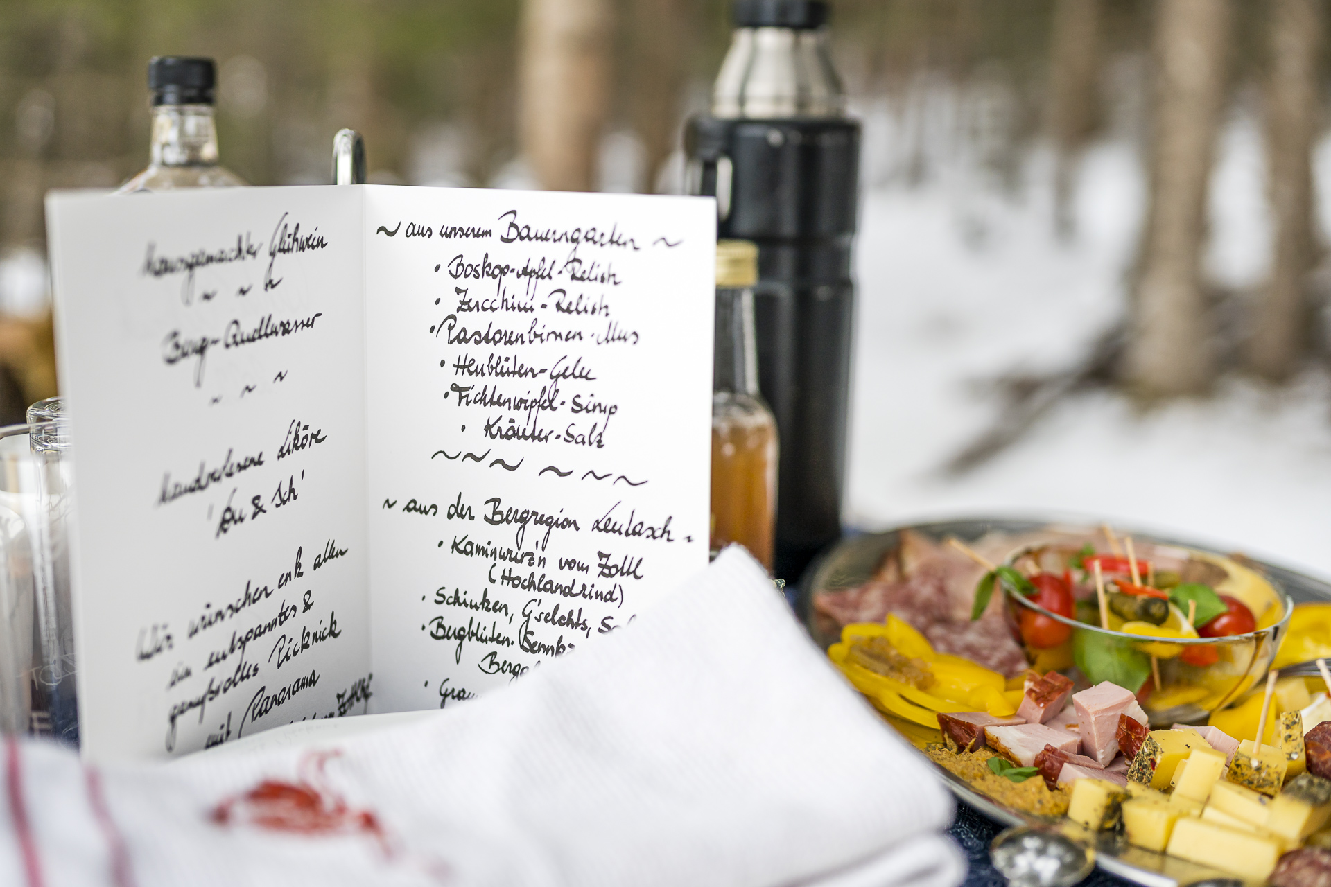 Winterpicknick Zottelhof