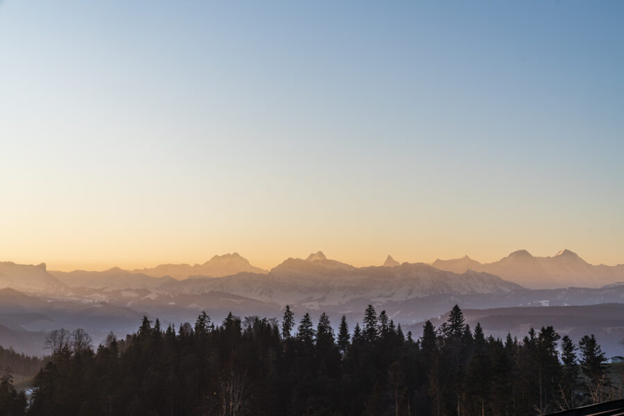 Moosegg Aussicht Sonnenaufgang