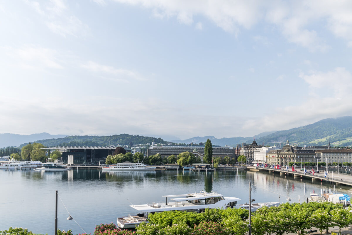 Aussicht Schweizerhof Luzern