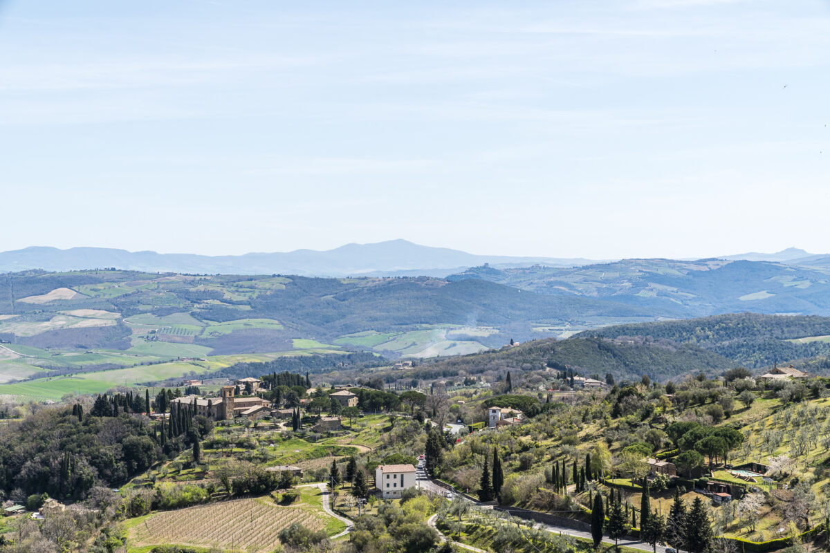 Montalcino Aussicht Val d'Orcia