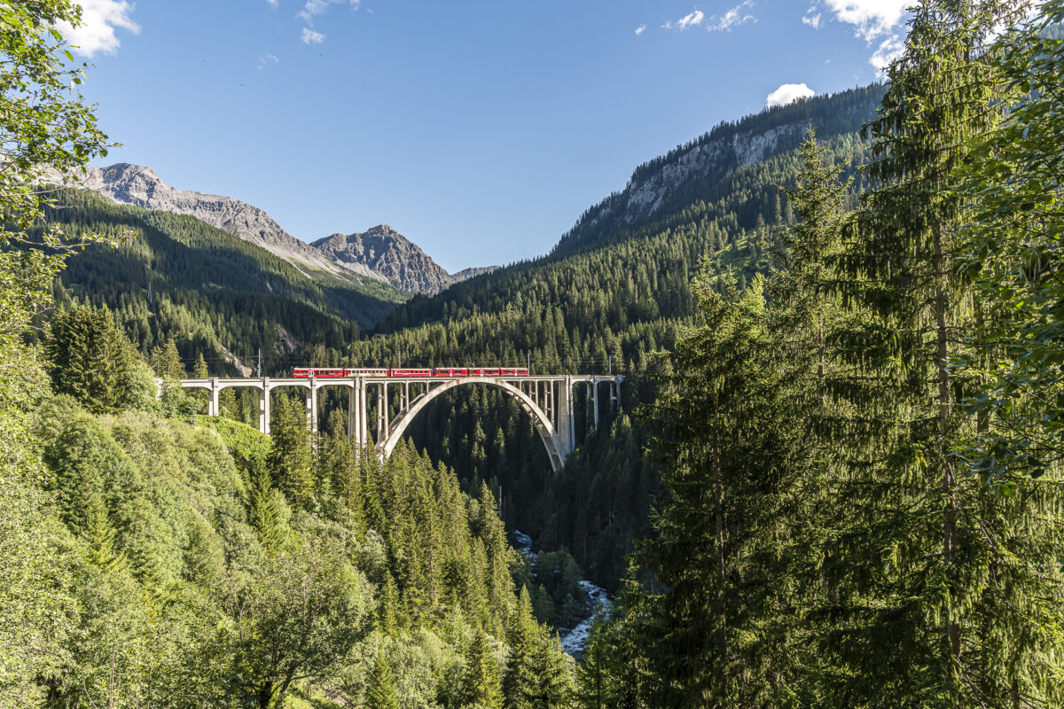 Langwies Viadukt RHB