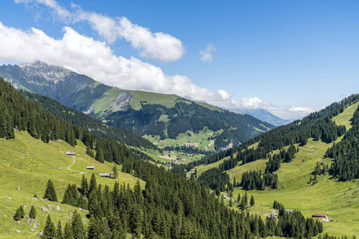 Wanderung Bütschi Stafel Bergläger Aussicht