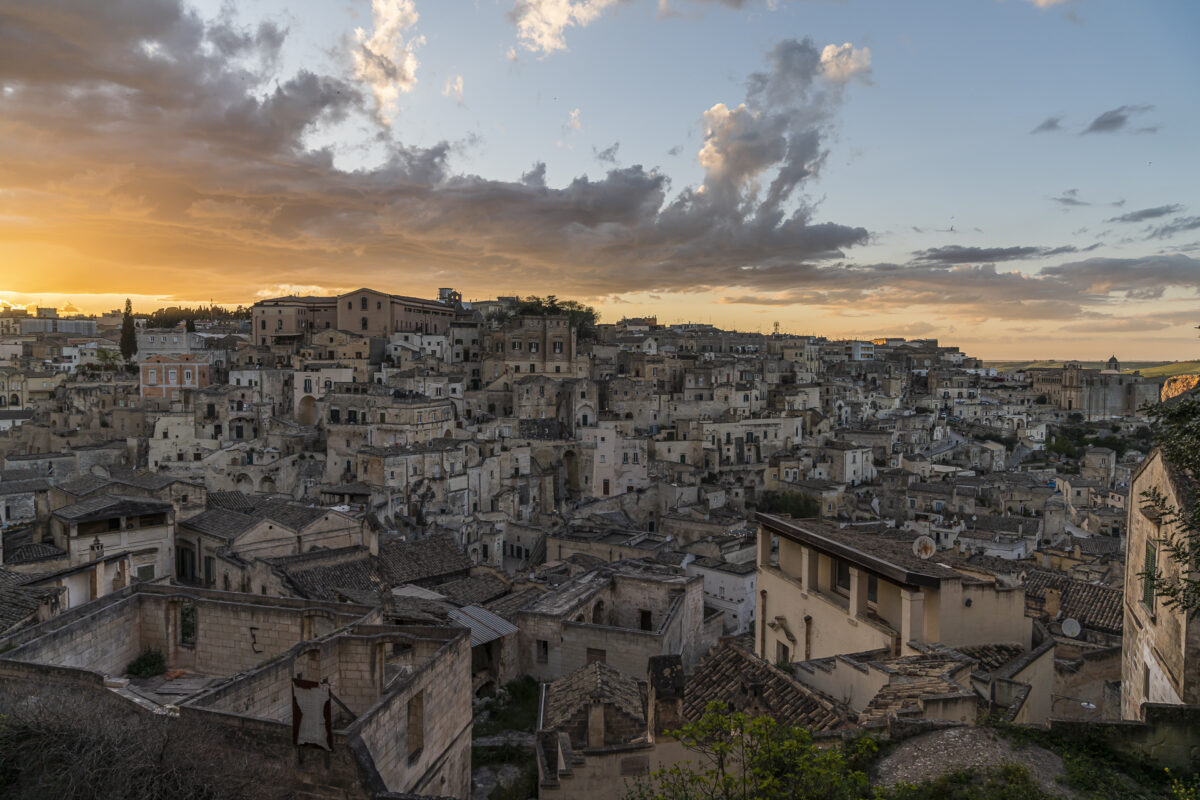 Matera Sonnenuntergang