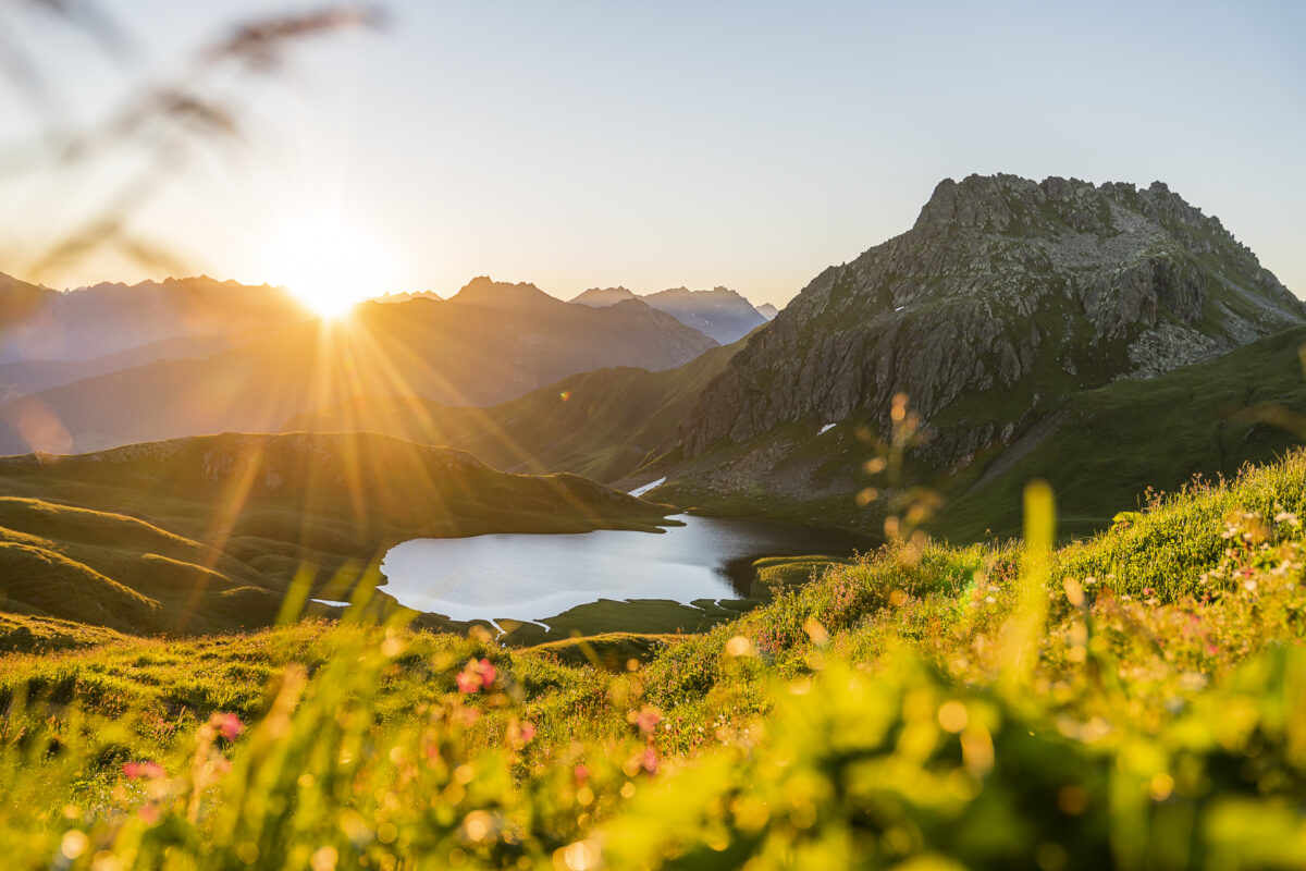 Sonnenaufgang Tilisunahütte