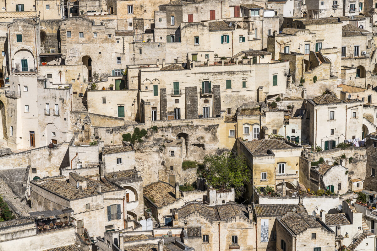 Aussicht auf die Sassi Matera