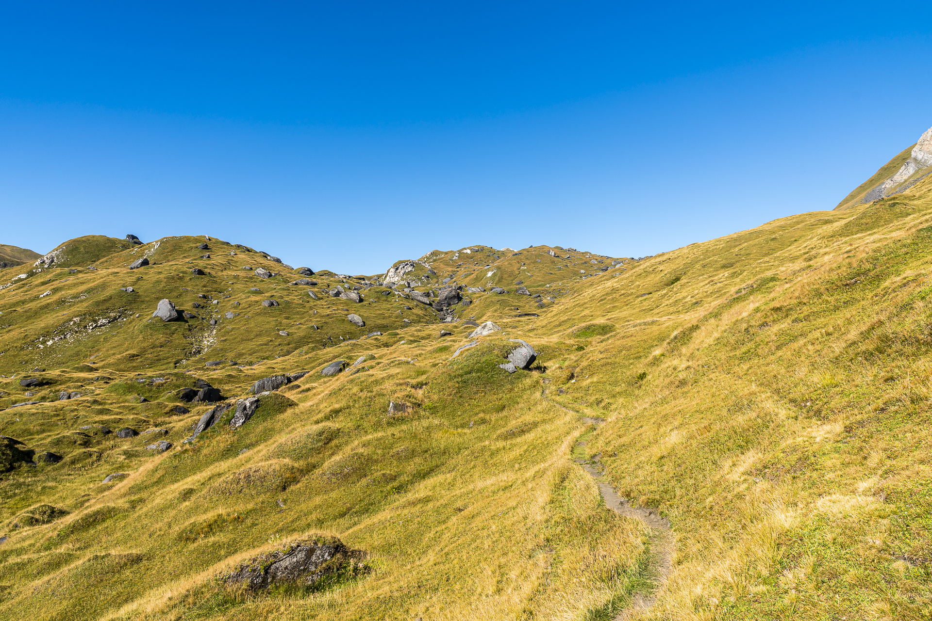 Aufstieg zum Passo di Gana Negra