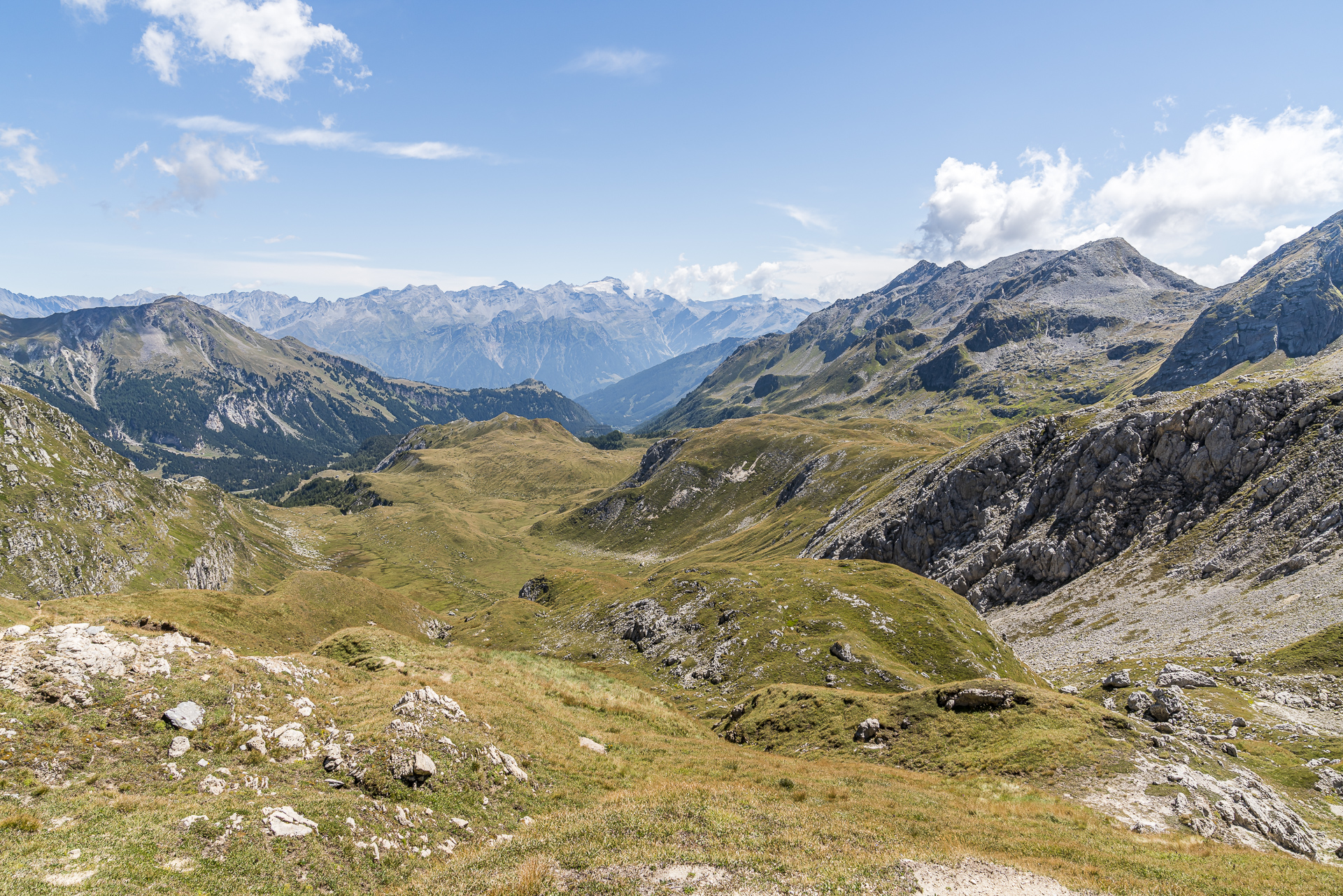 Aussicht vom Passo delle Columbe