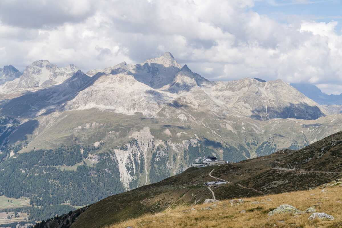 Blick auf Muottas Muragl