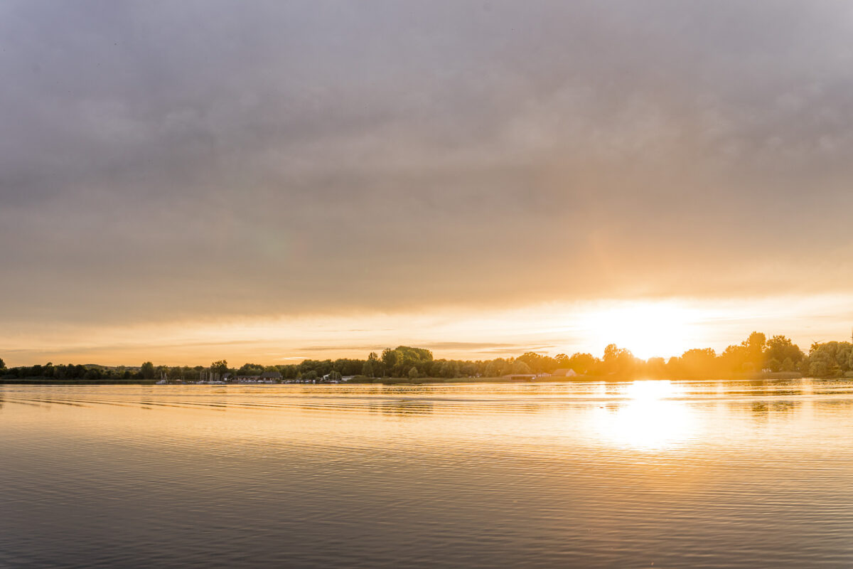 Sonnenuntergang Unteruckersee