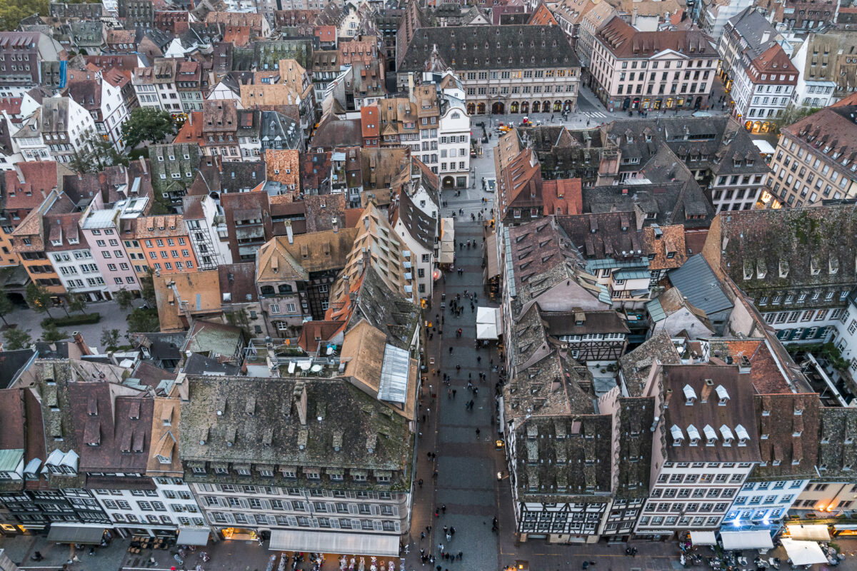 Aussicht vom Strassburger Münster