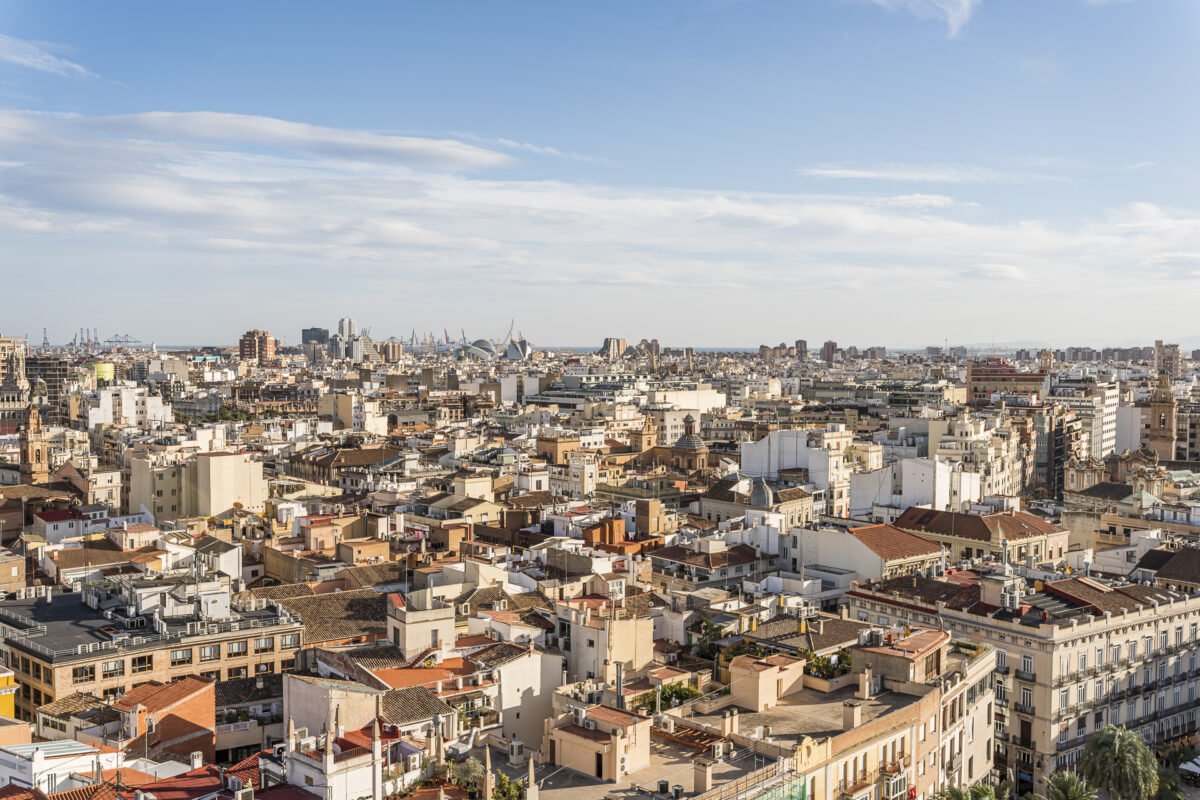 Aussicht vom El Micalet Valencia