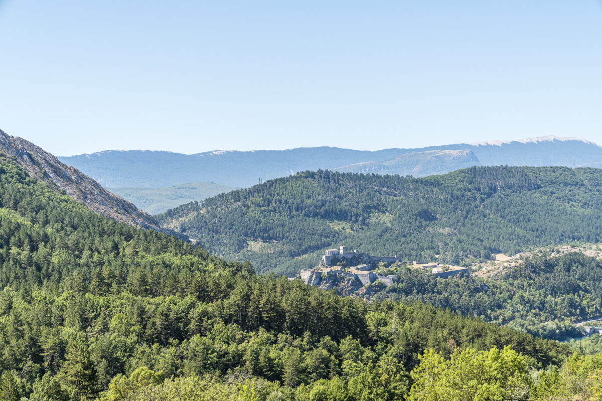 Vue Panoramique auf die Zitadelle Sisteron