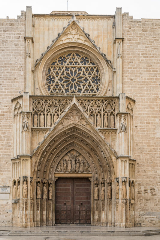 Kathedrale Portal Valencia
