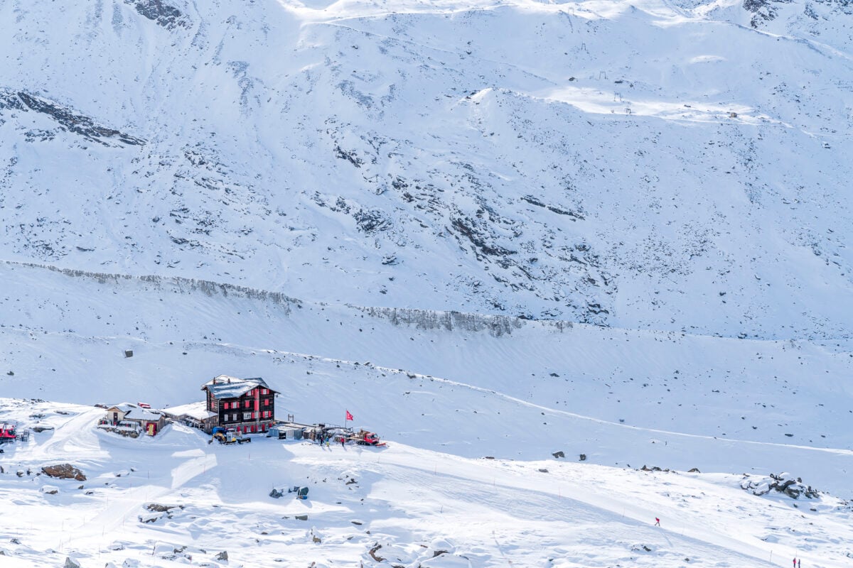 Fluhalp Zermatt Winter