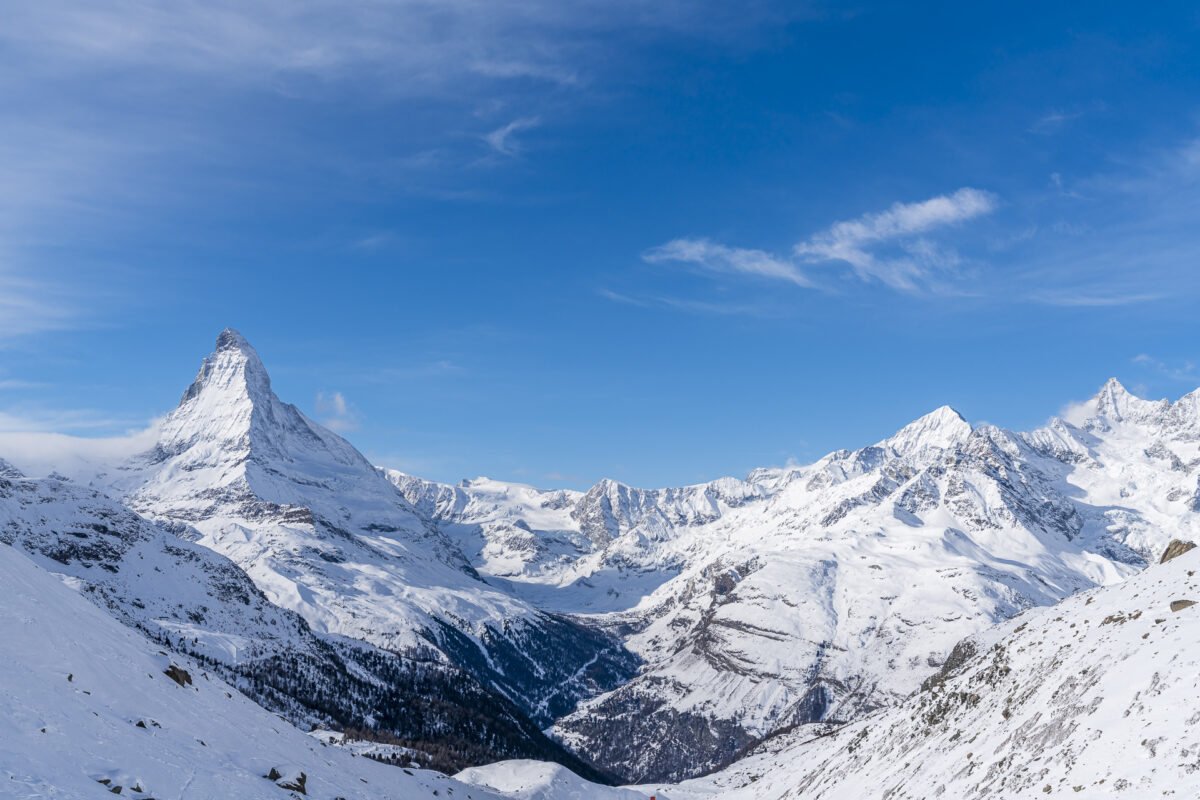 Panorama Skipisten Zermatt
