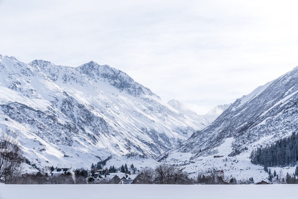 Winterlandschaft Andermatt