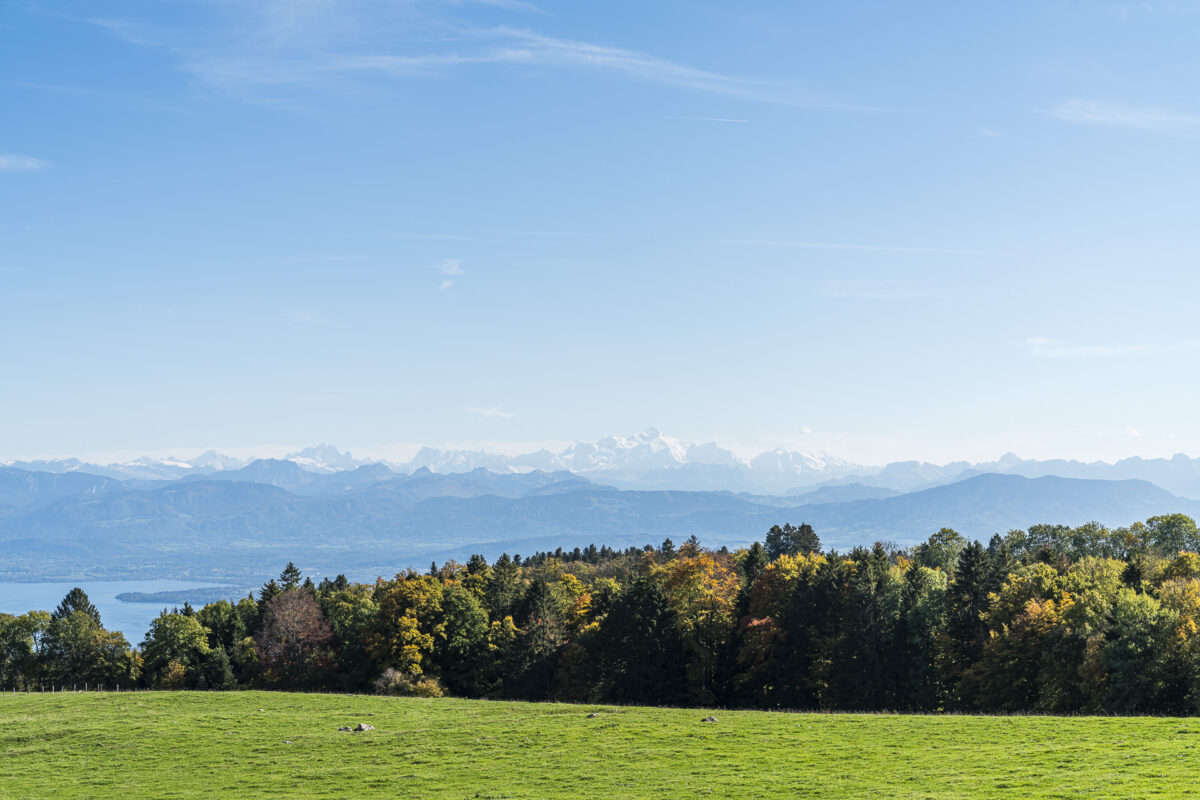 Panorama auf dem Jura Höhenweg
