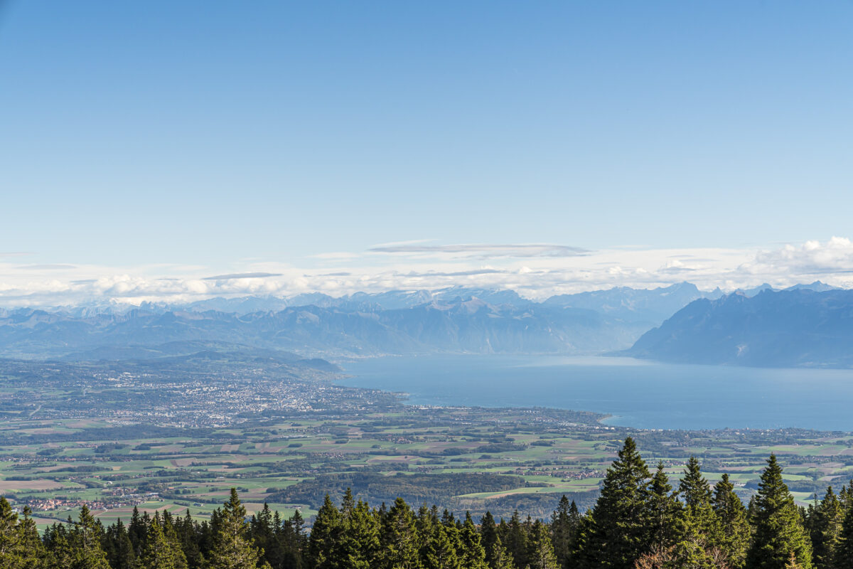 Aussicht vom Monte Tendre