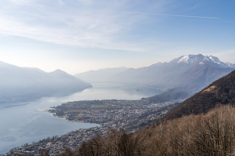 Wandern Locarno Corippo Aussicht