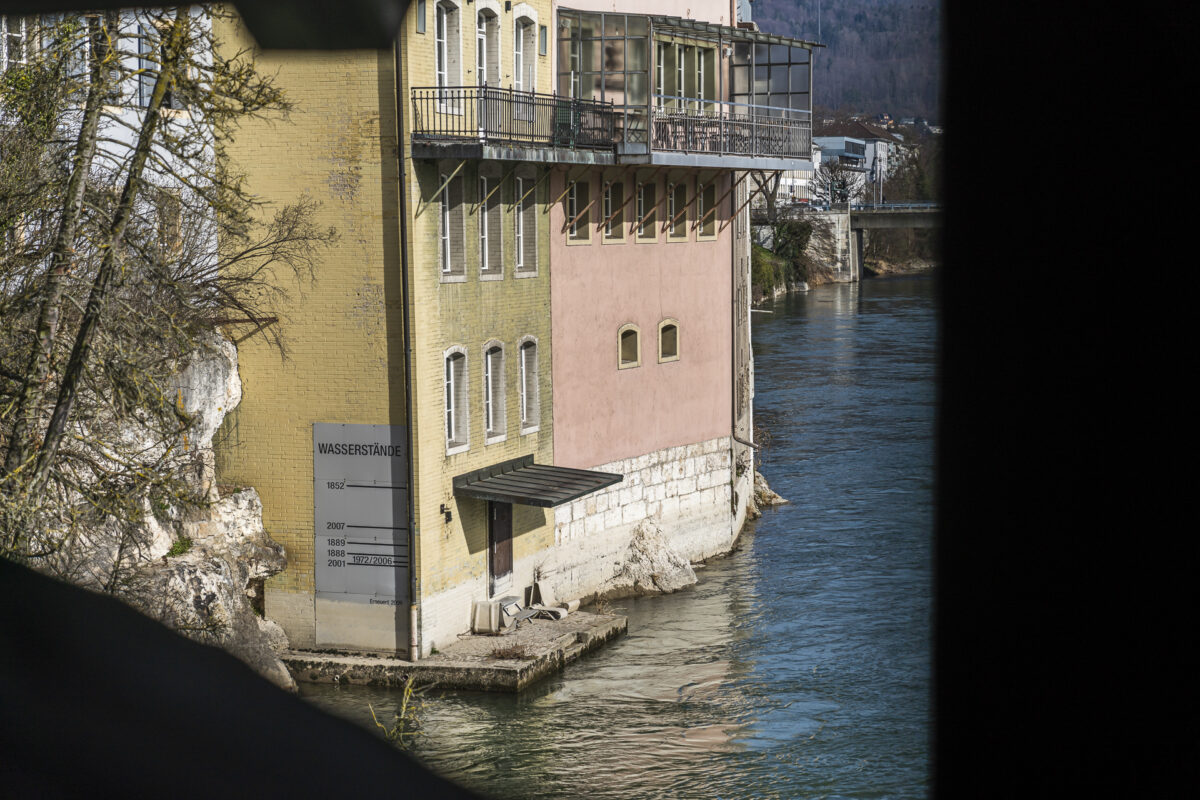 Olten Aare Notausgang