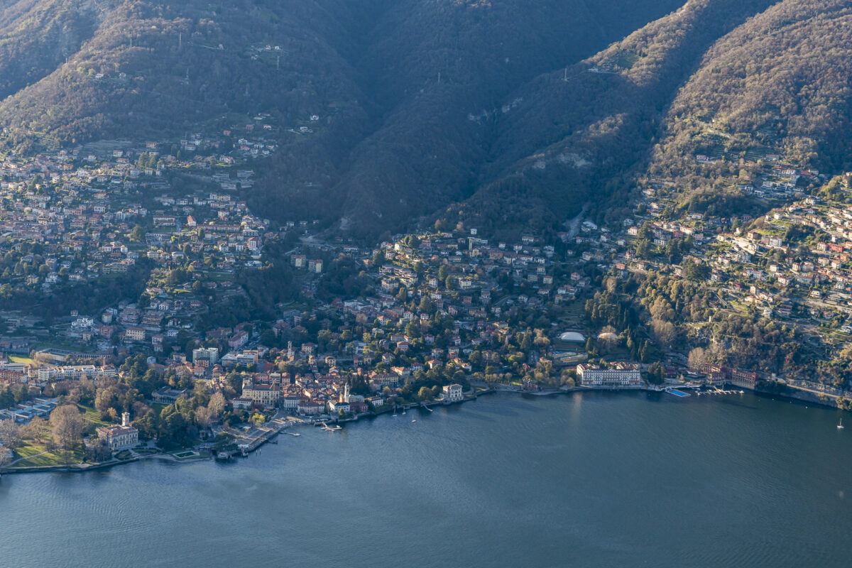 Vogelblick auf Cernobbio