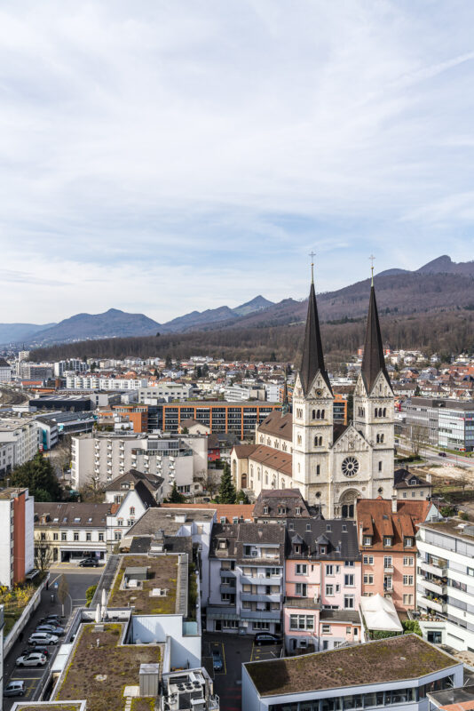 Aussicht vom Stadthaus Olten