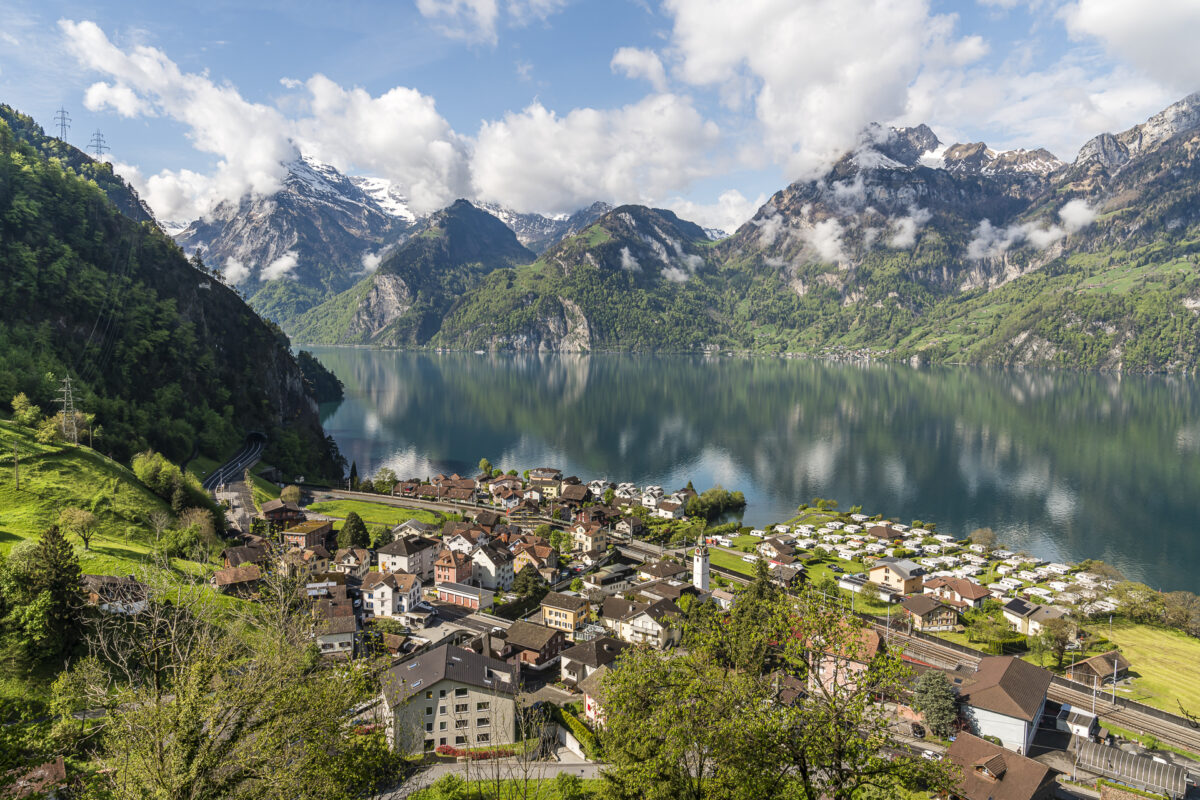 Blick auf Sisikon