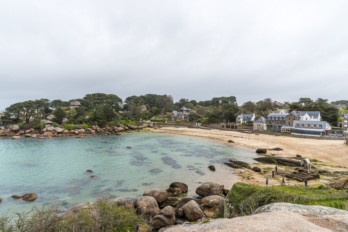 Plage Saint Guirec Bretagne