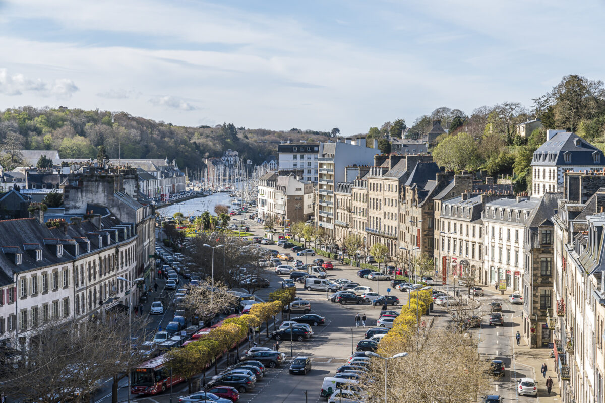 Morlaix Aussicht vom Viadukt