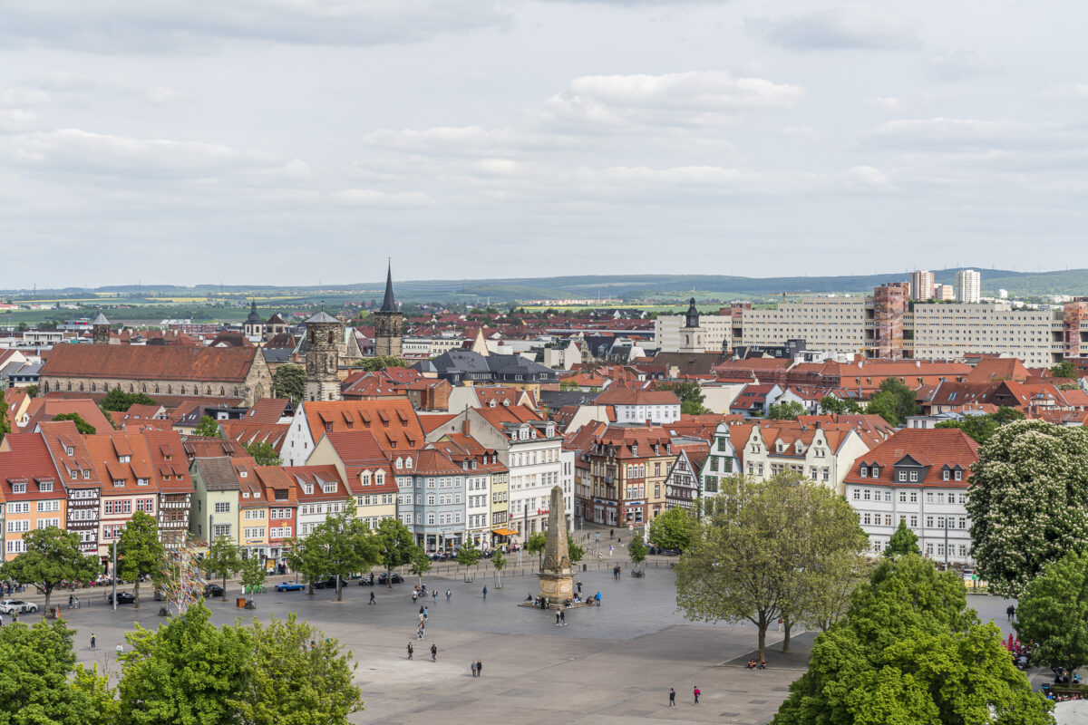 Erfurt Stadtkulisse