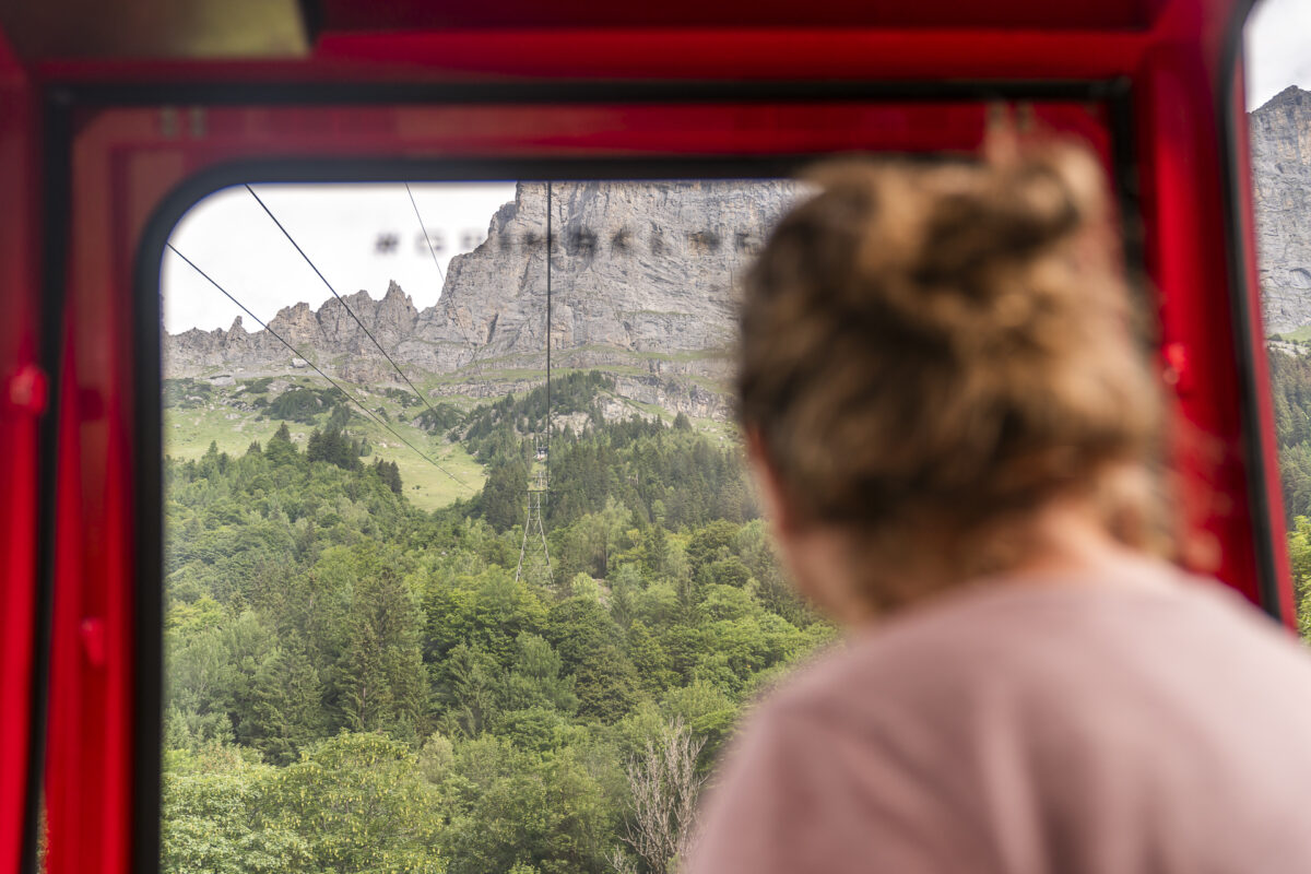 Fahrt mit der Tällibahn