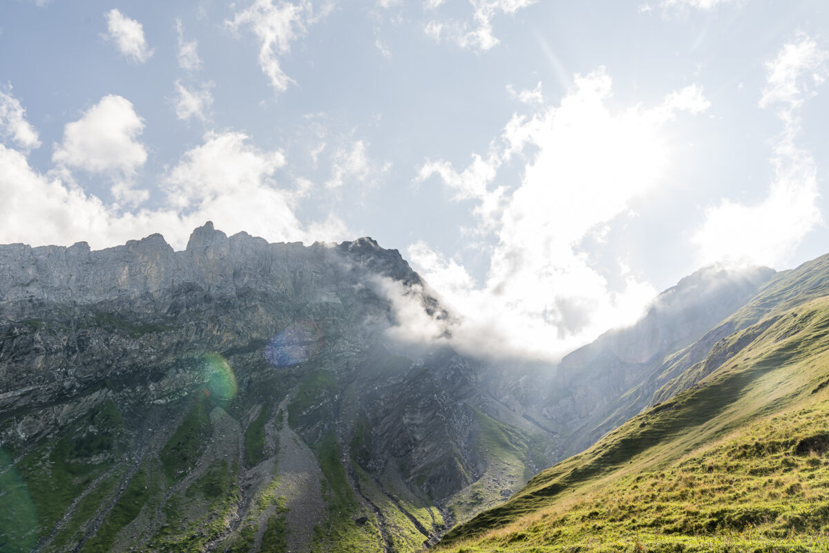 Golitschenalp Sonnenuntergang