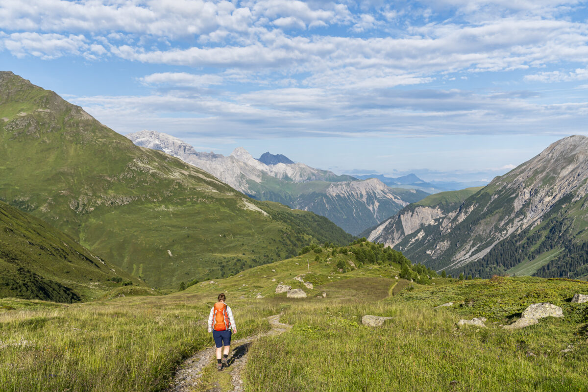 Kesch-Hütte Abstieg nach Bergün