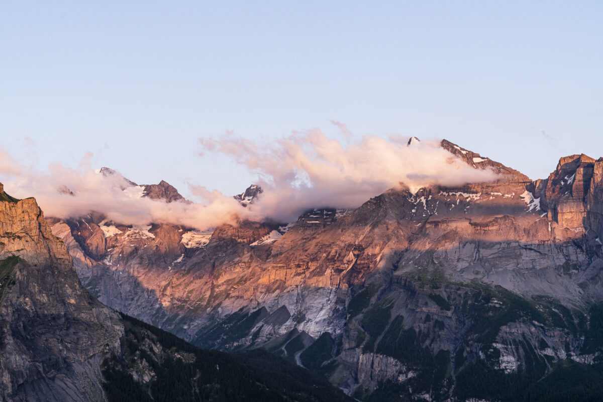 Abendstimmung Blüemlisalp