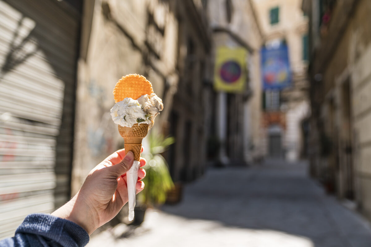 Bestes Eis von Genua