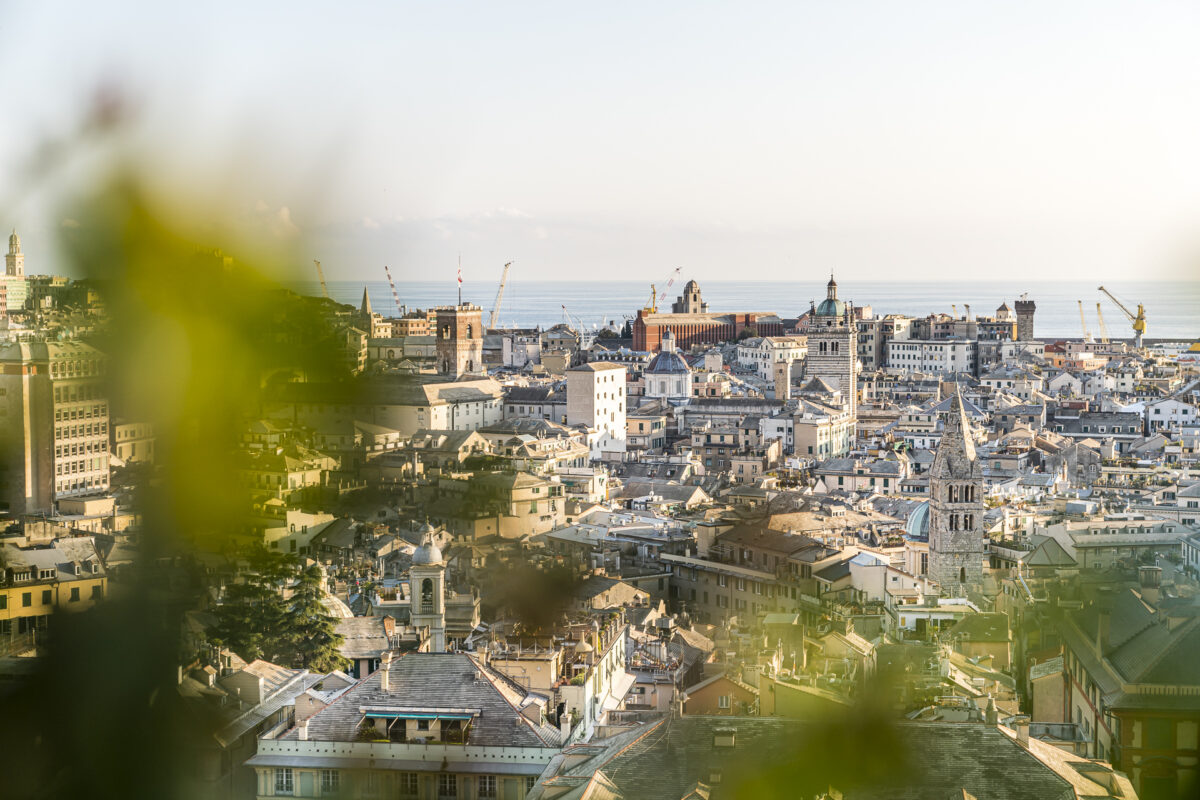 Aussicht Castelleto Genua