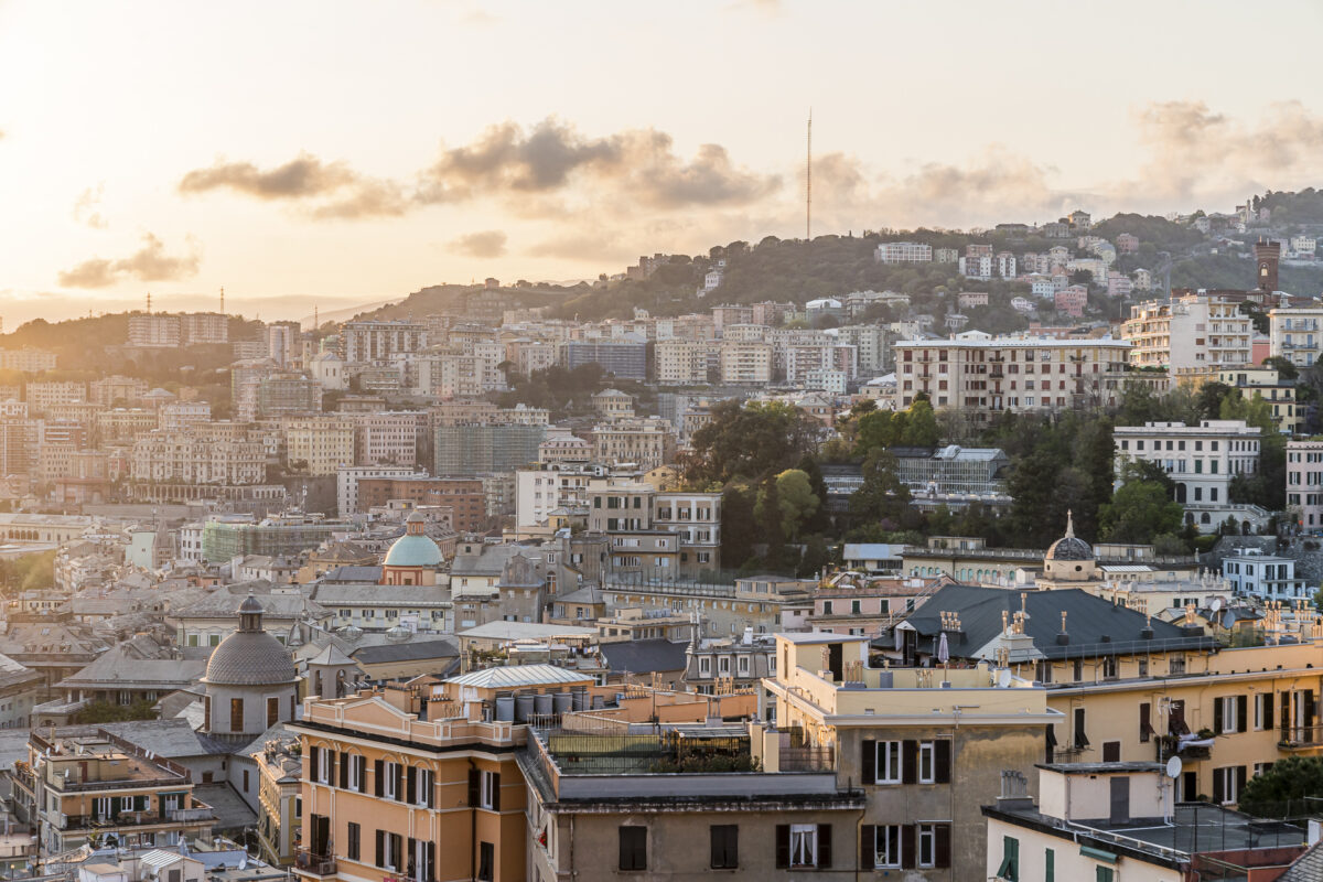 Aussicht auf Genua